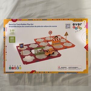 Race Car Track Builder Play Set
